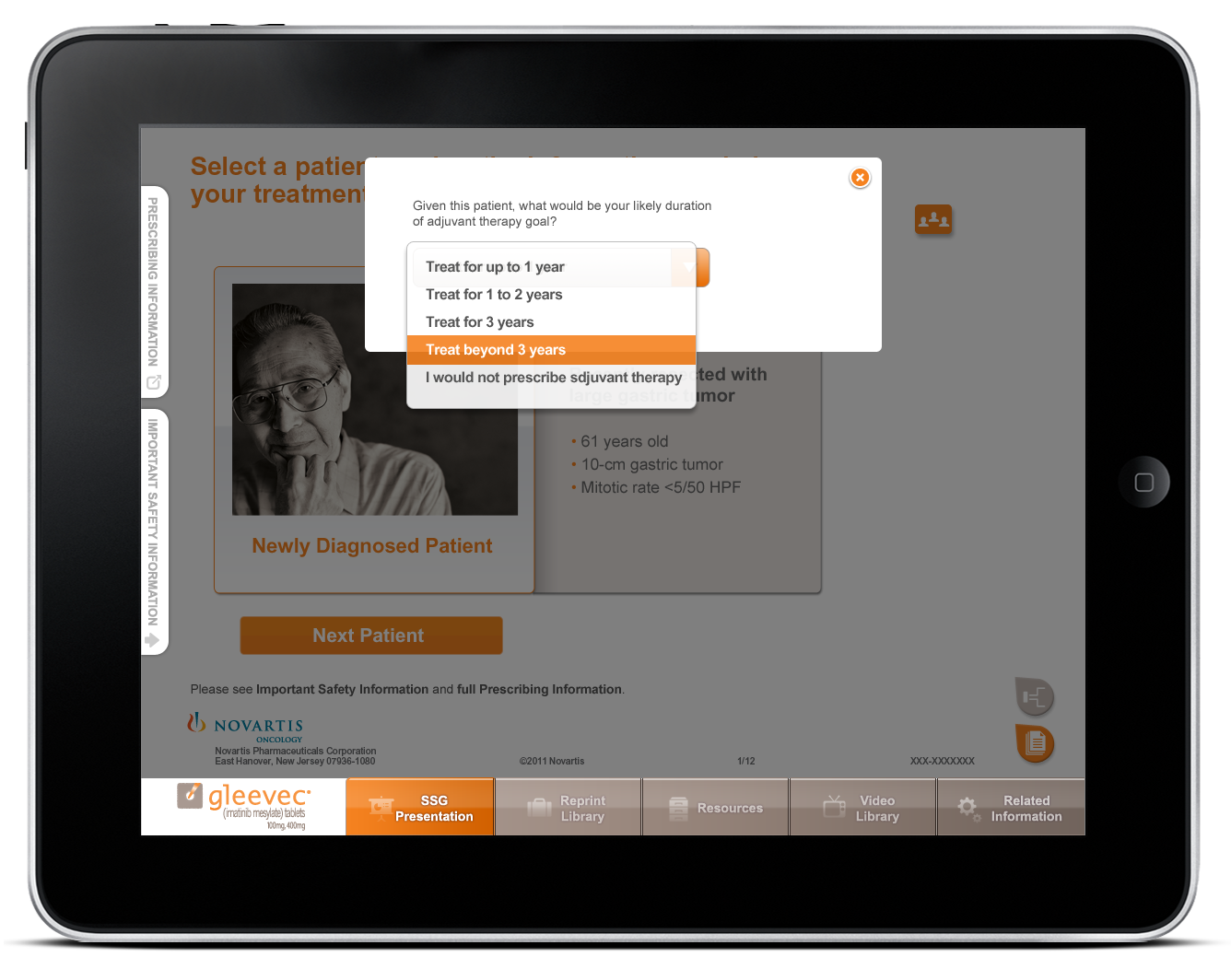 Pharmaceutical Sales Aid iPad App-1